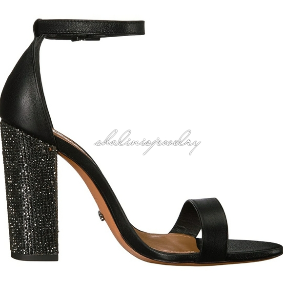 SCHUTZ Shoes - SCHUTZ Crystal Black Heel